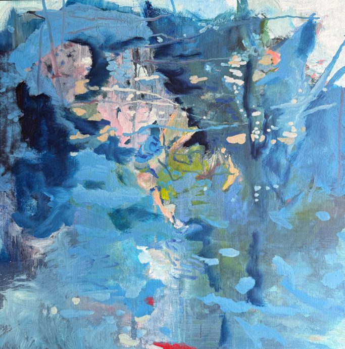 Resurgam, no.2 - original oil landscape painting by Simon Parker