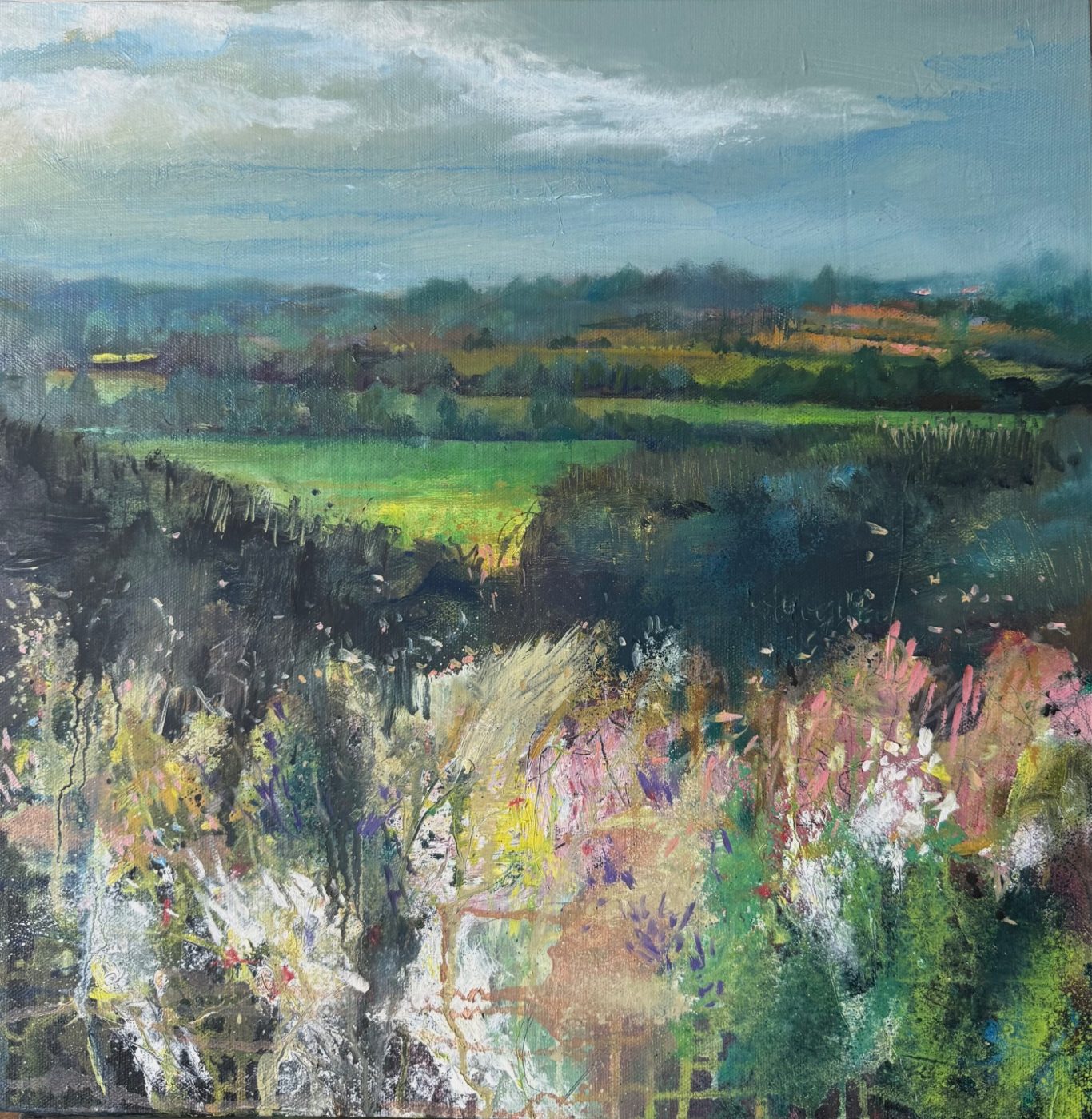 ‘Hedgerows, towards Mancot’ 2026