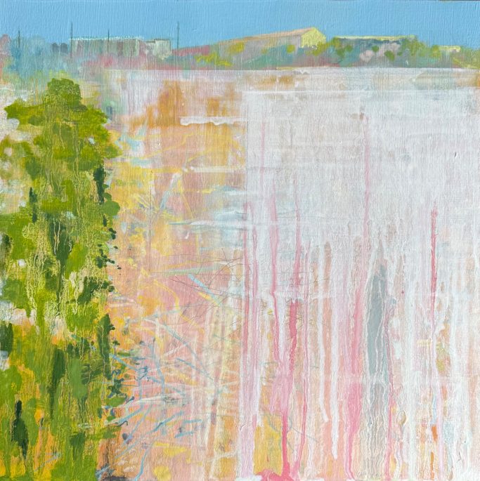 Hot Summer, field no.6 — original oil landscape painting by Simon Parker