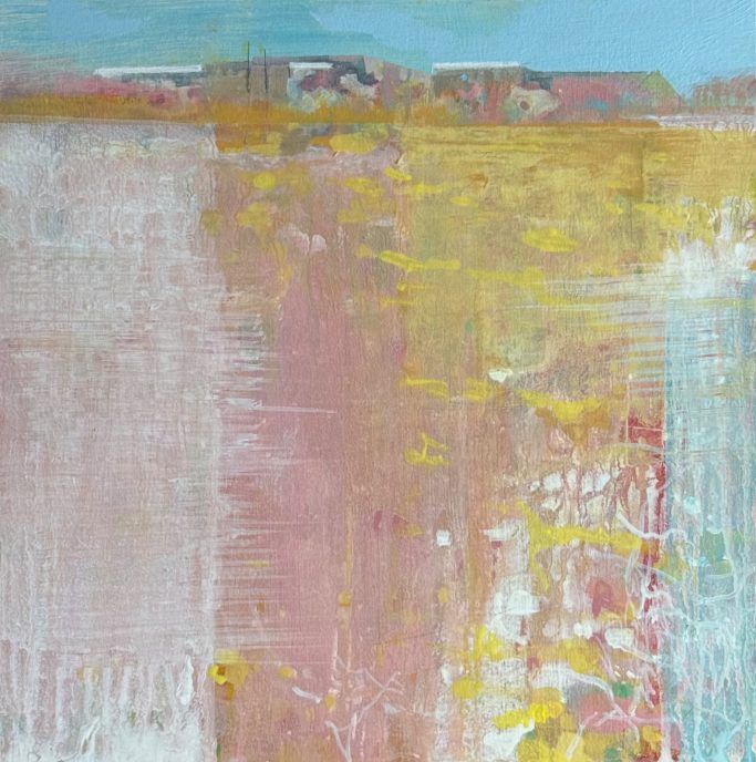 Hot Summer, field no.3 — original oil landscape painting by Simon Parker